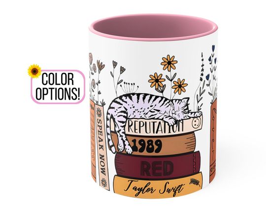 Discover Swiftea Music Album Cat Mug Trendy Gift