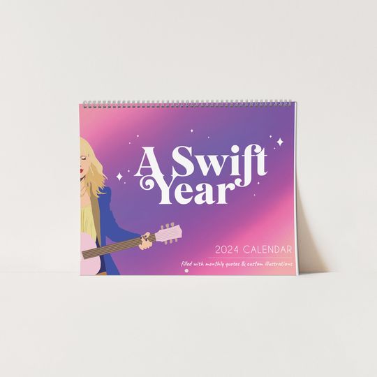 Discover 2024 Calendar, A Swift Year, Musician, Wall Calendar, Celebrity Tour