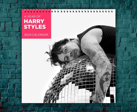 Discover Celebrity Calendar, Harry Calendar 2024, Harry 2024 Wall Calendar