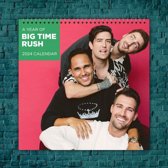 Discover Big Time Ru.sh 2024 Celebrity Band Calendar