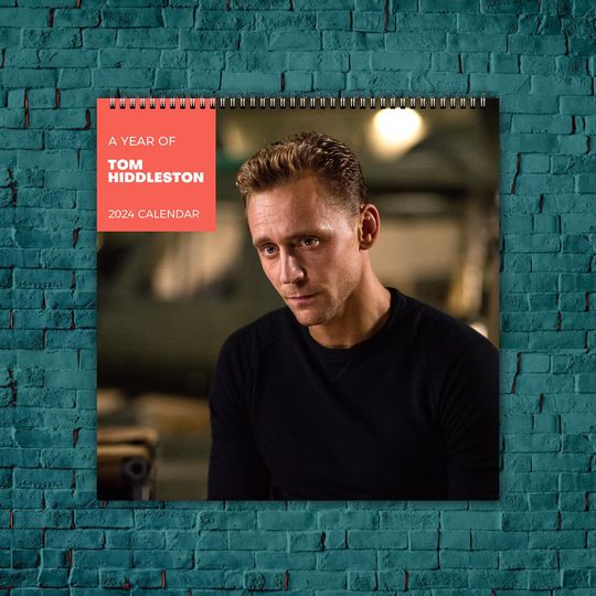 Discover Tom Hiddleston Calendar 2024, Celebrity Calendar, Tom Hiddleston 2024 Wall Calendar
