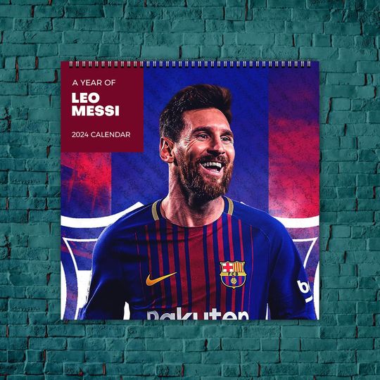 Discover Leo Messi Calendar 2024, Celebrity Calendar, M10 2024 Wall Calendar, Football Legend