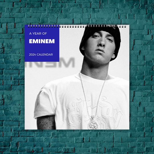 Discover Eminem Calendar 2024, Celebrity Calendar, Eminem 2024 Wall Calendar