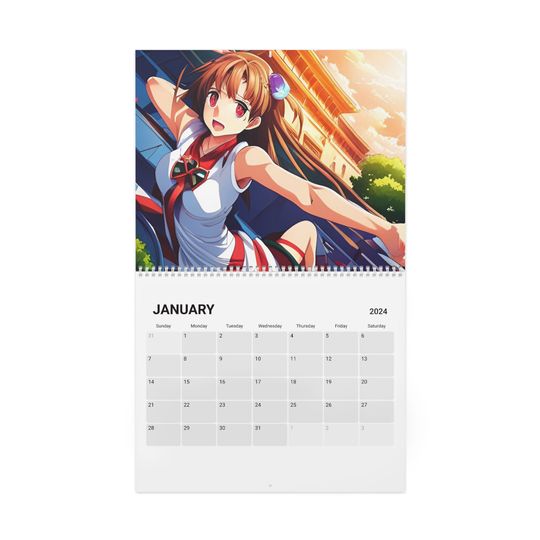 Discover Anime 2024 Calendar