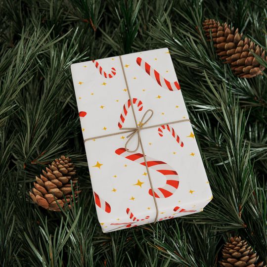 Discover Candy Cane Wrapping Papers Candy Cane Gift Wrap