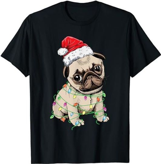 Discover Bulldog Christmas Tree Lights Santa Hat Xmas Gifts
