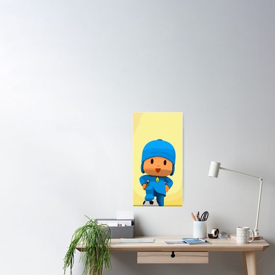 Discover Funny pocoyo cartoon kids Poster