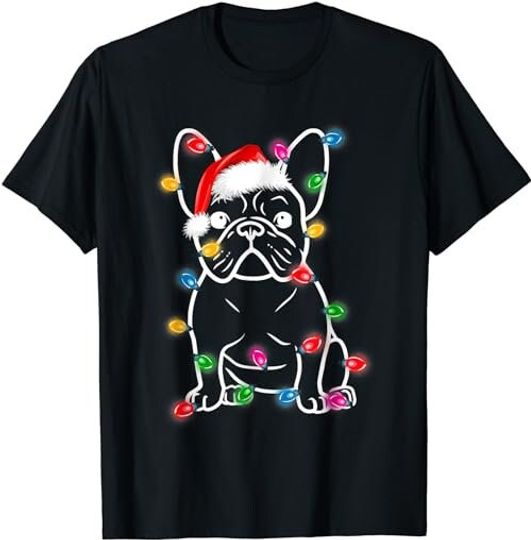 Discover Cute Bulldog Dog Tree Christmas Lights Pajama Boys Girls