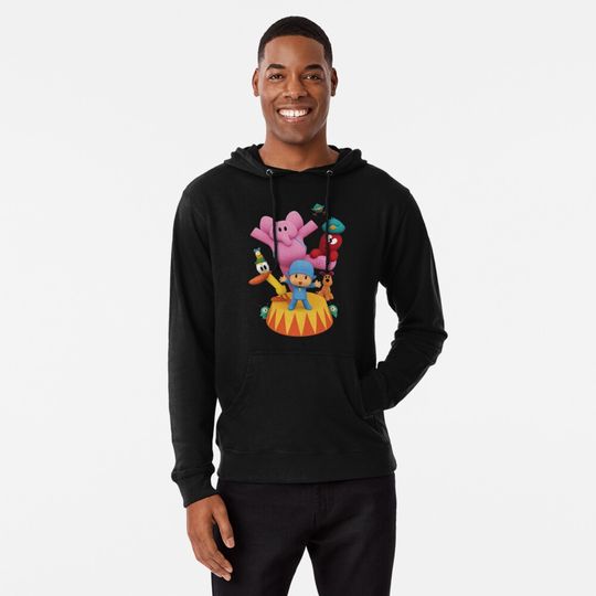 Discover pocoyo and friends Lightweight Hoodie