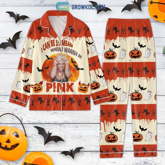 Discover Pink I Can Be So Mean When I Wanna Be Halloween Pajamas Set, Christmas Pajamas, Family Christmas Pajamas