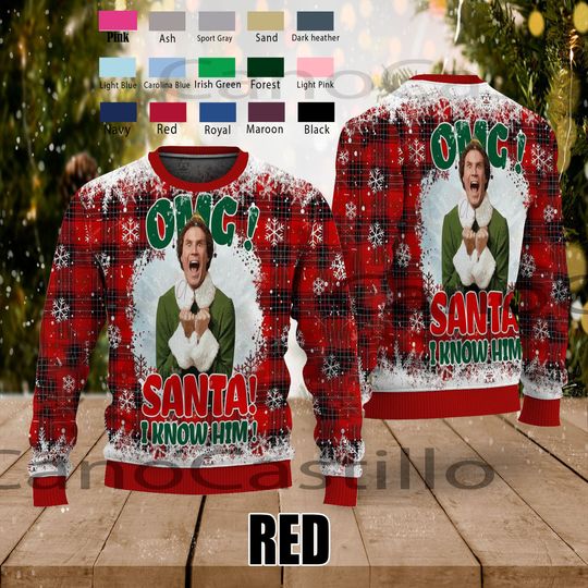 Discover OMG Santa I Know Him Christmas Ugly Sweater