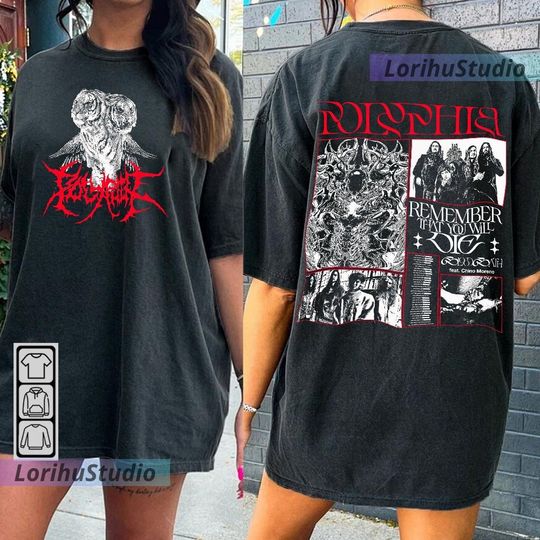 Discover Polyphia The Remember That You Will Die Tour Music Shirt 2 Sides, Rock Band Vintage 90s