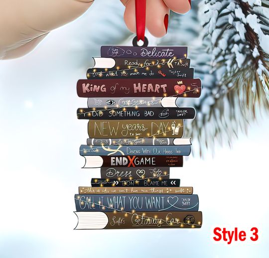 Discover Tailor Book Ornament || Merry Swiftmas Ornament