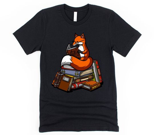 Discover Reading Fox Tee - Ideal Gift for Fox Enthusiasts