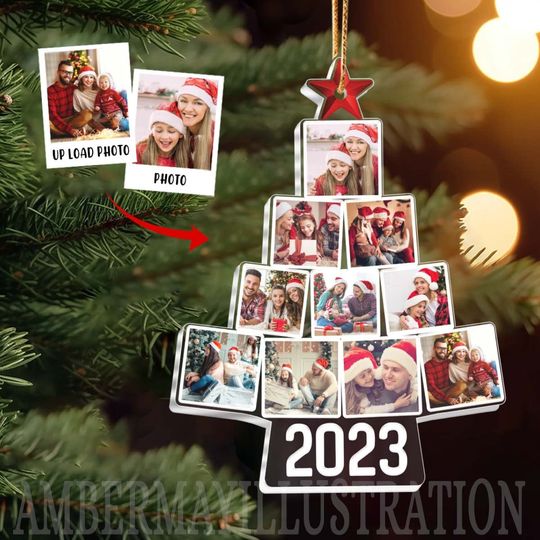Discover Acrylic Photo Family Tree Ornament - Holiday Decorations