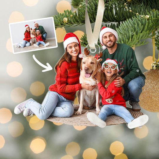 Discover Personalized Acrylic Photo Christmas Ornament for 2023