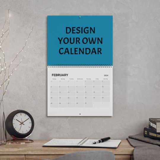 Discover Custom Wall Calendar, Custom Calendar 2024, Personalized Calendar