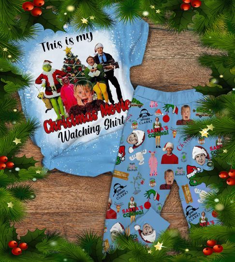 Discover This Is My Christmas Movies Pajamas Set
