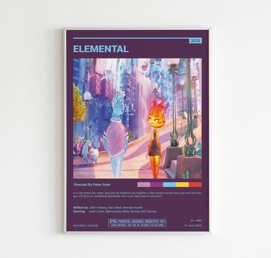 Discover Elemental Movie Poster