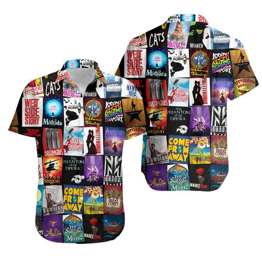 Discover Broadway Musical Theater Hawaiian Shirt