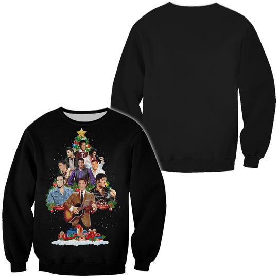 Discover Elvis Presley Christmas Sweatshirt