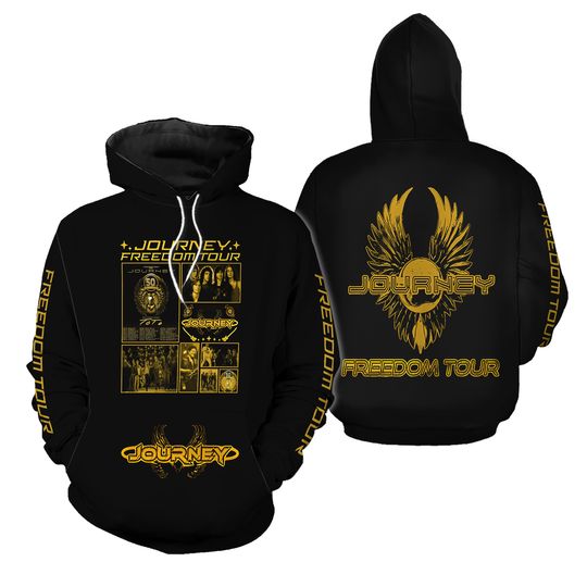 Discover Journey Freedom Tour 2023 Music 3D Hoodie