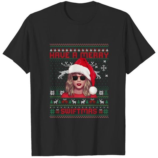 Discover Have A Merry Swiftmas T-shirt, Swift Ugly Christmas Shirt, The Era Tour Christmas Shirt