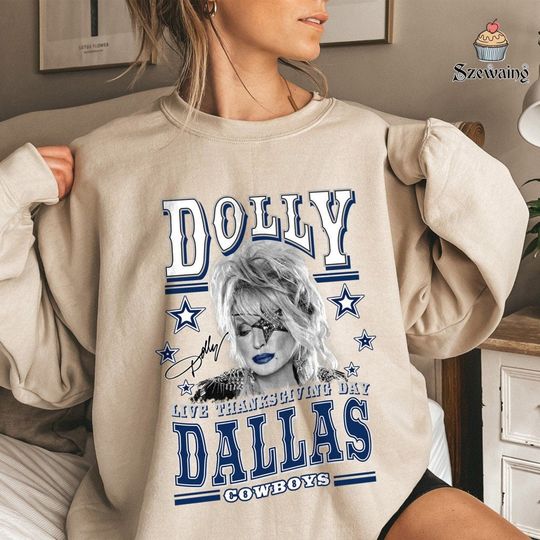 Discover Cowboys Dolly Parton Arlington Sweatshirt