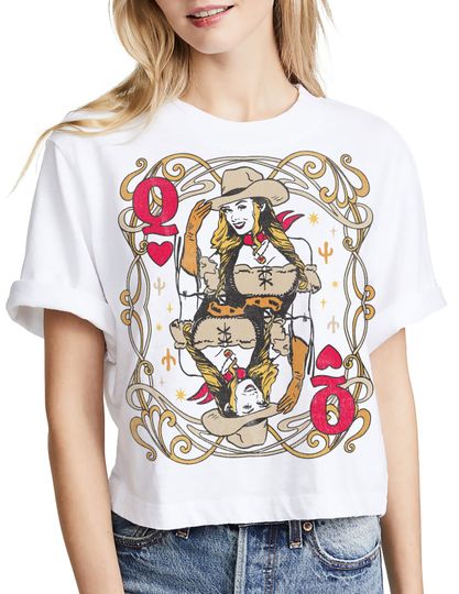 Discover Queen of Cowgirl Vintage Graphic png for Sublimation