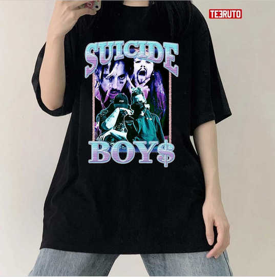 Discover Suicideboys Vintage 90s Bootleg Rap Style Unisex T-Shirt