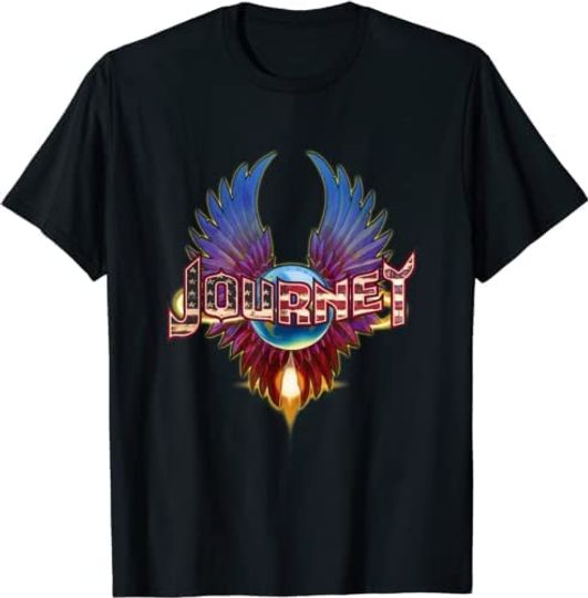 Discover Journey 1980 Dont Stop Believing US Flag T-Shirt Funny Birthday Cotton Tee Vintage Size S-5XL