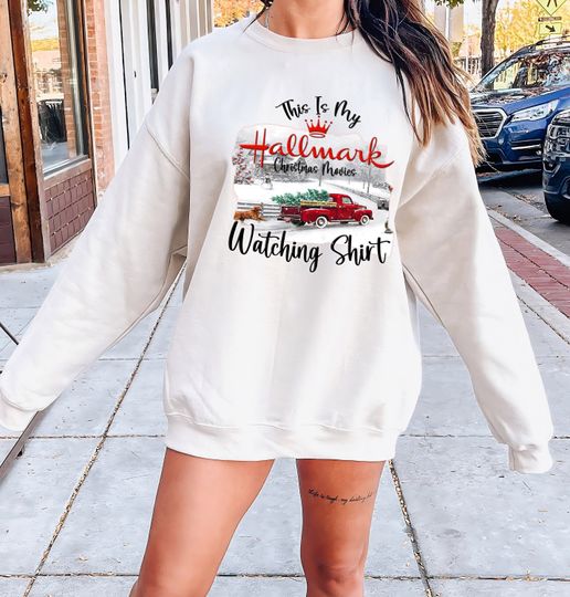 Discover This Is My Christmas Movie Watching Sweatshirt, Christmas Movie Lovers Shirt