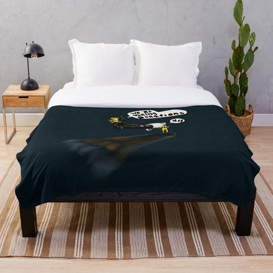 Discover HellBrown Throw Blanket