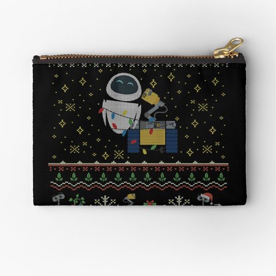 Discover Eve Ugly Christmas Robot Holiday Christmas Makeup Bag