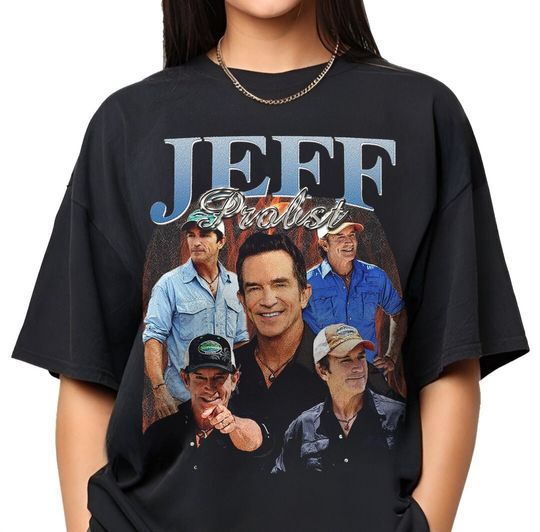 Discover Jeff Probst Vintage Washed Shirt, Presenter Graphic Unisex T-Shirt