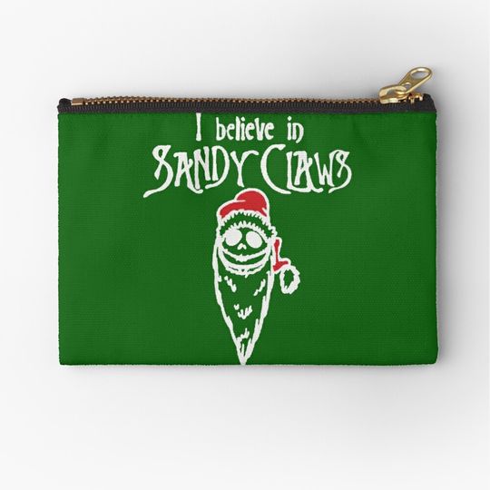 Discover I Believe in Sendy Claws Last Night Before Christmas Makeup Bag