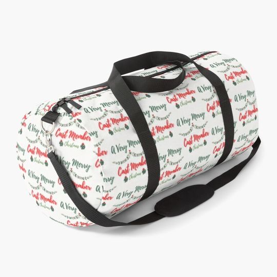 Discover A Very Merry Cast Member Christmas Duffel Bag