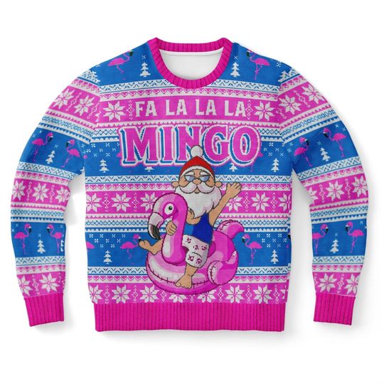 Discover Ugly Christmas Sweater Flamingo