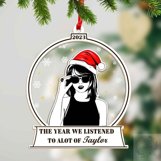 Discover Erass Tourr Wood and Acrylic Ornament, Taylorr Swifts Taylorr Swifts version Ornament, Christmas Ornament