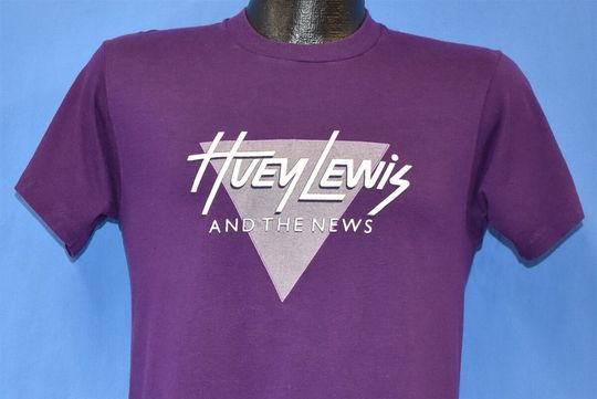 Discover 80s Huey Lewis and the News 1984 Sports Tour Rock