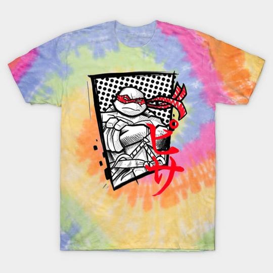 Discover Raphael TMNT Teenage Mutant Ninja Turtles Tie Dye T-Shirt