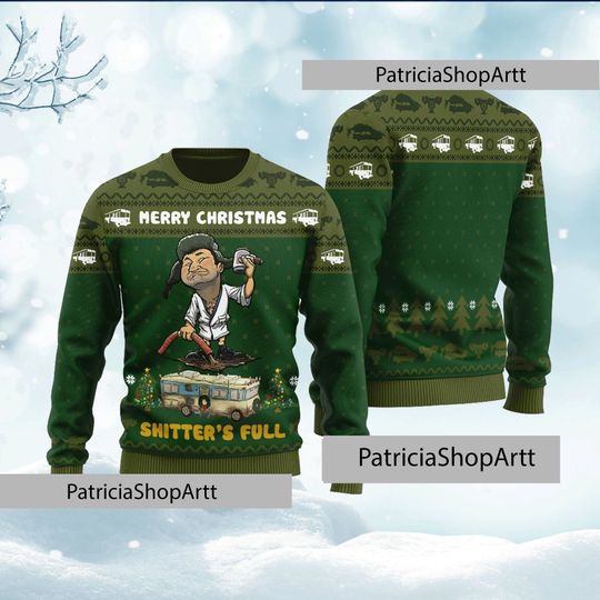 Discover Unique Shitters Full Christmas Sweater, Merry Christmas Shitters Full Sweater