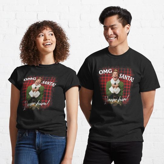 Discover OMG Santa! I know him!  Classic T-Shirt