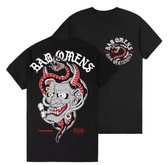 Discover Bad Omens Band Hannya 2023 T-Shirt
