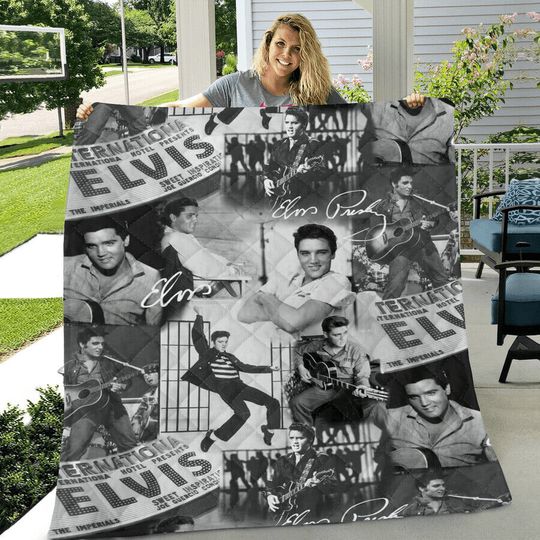 Discover Elvis Presley Blanket, King Of Rock And Roll Blanket