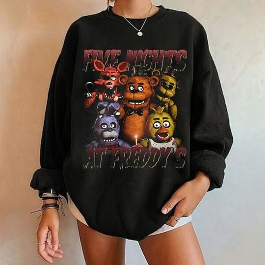 Discover Limited Five Nights At Freddy's Vintage Sweatshirt