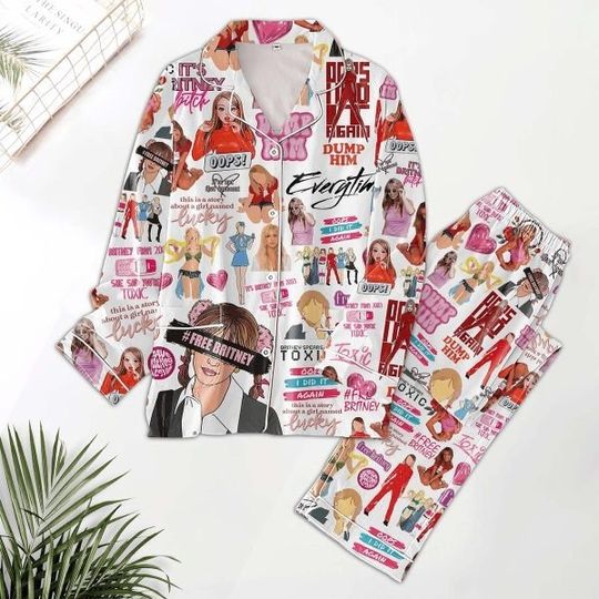 Discover Free Britney Christmas Pajamas Set, Britney Spears Holiday Pajamas
