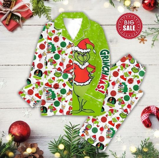 Discover The Grin Women Pajamas Set, The funny character Lover Pajamas
