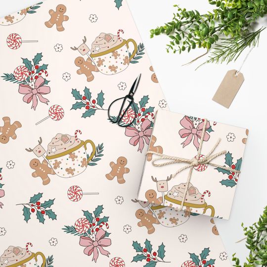 Discover Christmas Wrapping Paper - Festive Gift Wrap