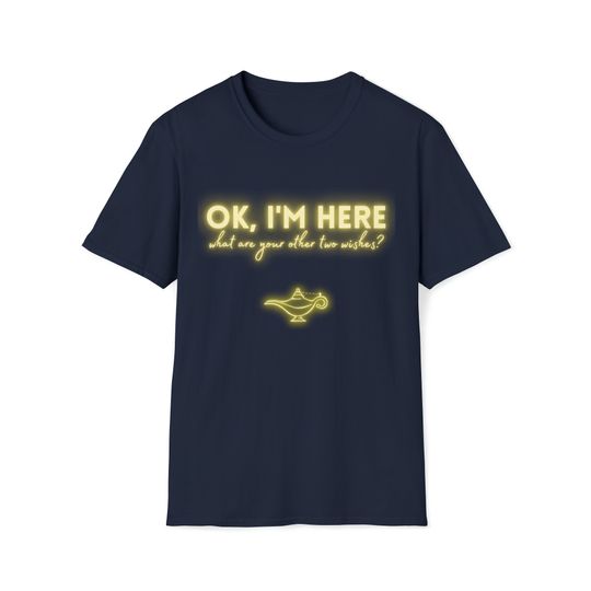 Discover Ok, I'm Here - Aladdin's Lamp, Unisex Softstyle T-Shirt